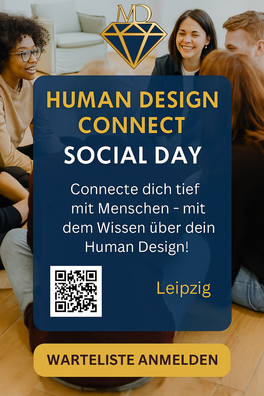 Human Design Connect Banner mit Logo
